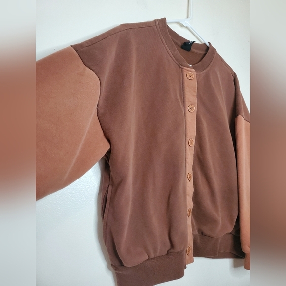 PacSun Womens Oversized ColorBlock Button Sweater Cardigan Size XS - Picture 6 of 12